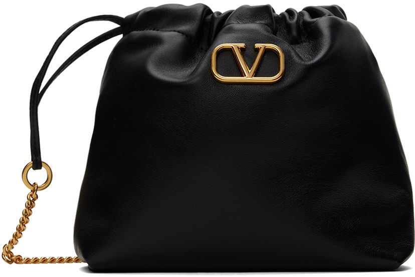Nahrbtniki in torbe Valentino Garavani VLogo Signature Mini Bag Črna | 4W2P0Z87VNL