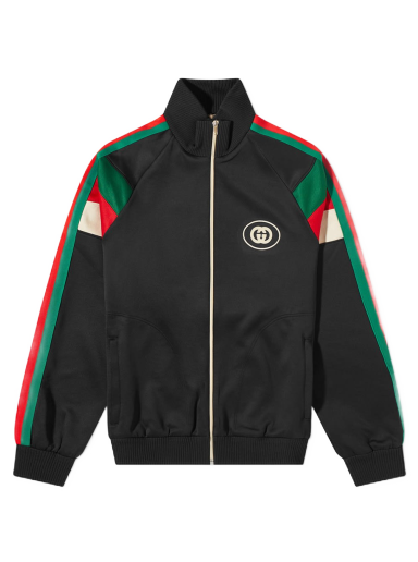 Jakna Gucci Oval Logo Track Jacket Črna | 698448-XJEEP-1152