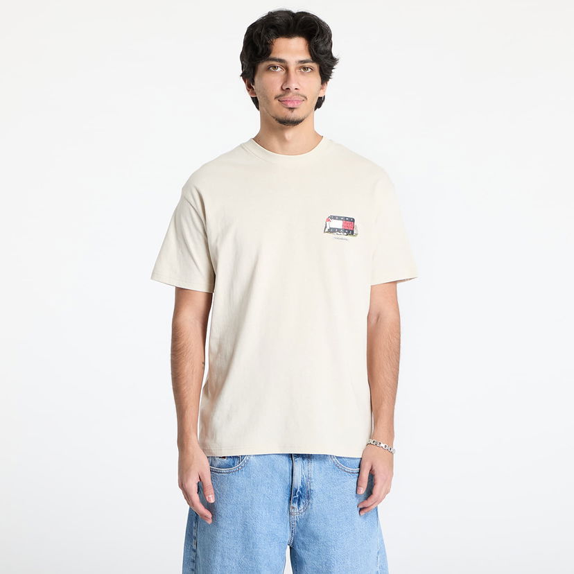 Majica Tommy Hilfiger Tommy Jeans Relaxed Fit Novelty Graphic T-Shirt Bež | DM0DM20351 ACG