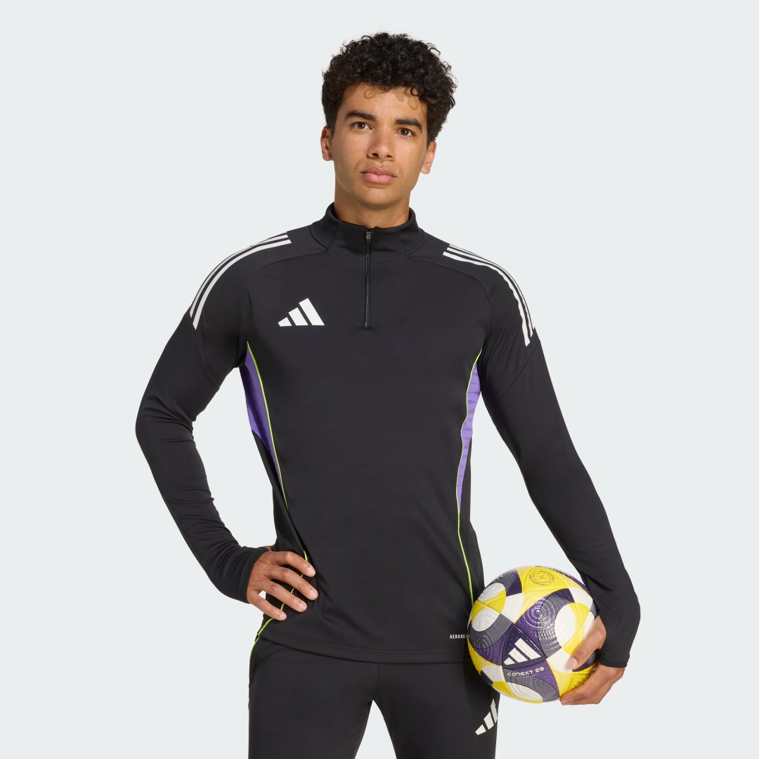 Pulover adidas Performance Tiro 25 Competition Training 1/4 Zip Top Črna | JW4350, 0