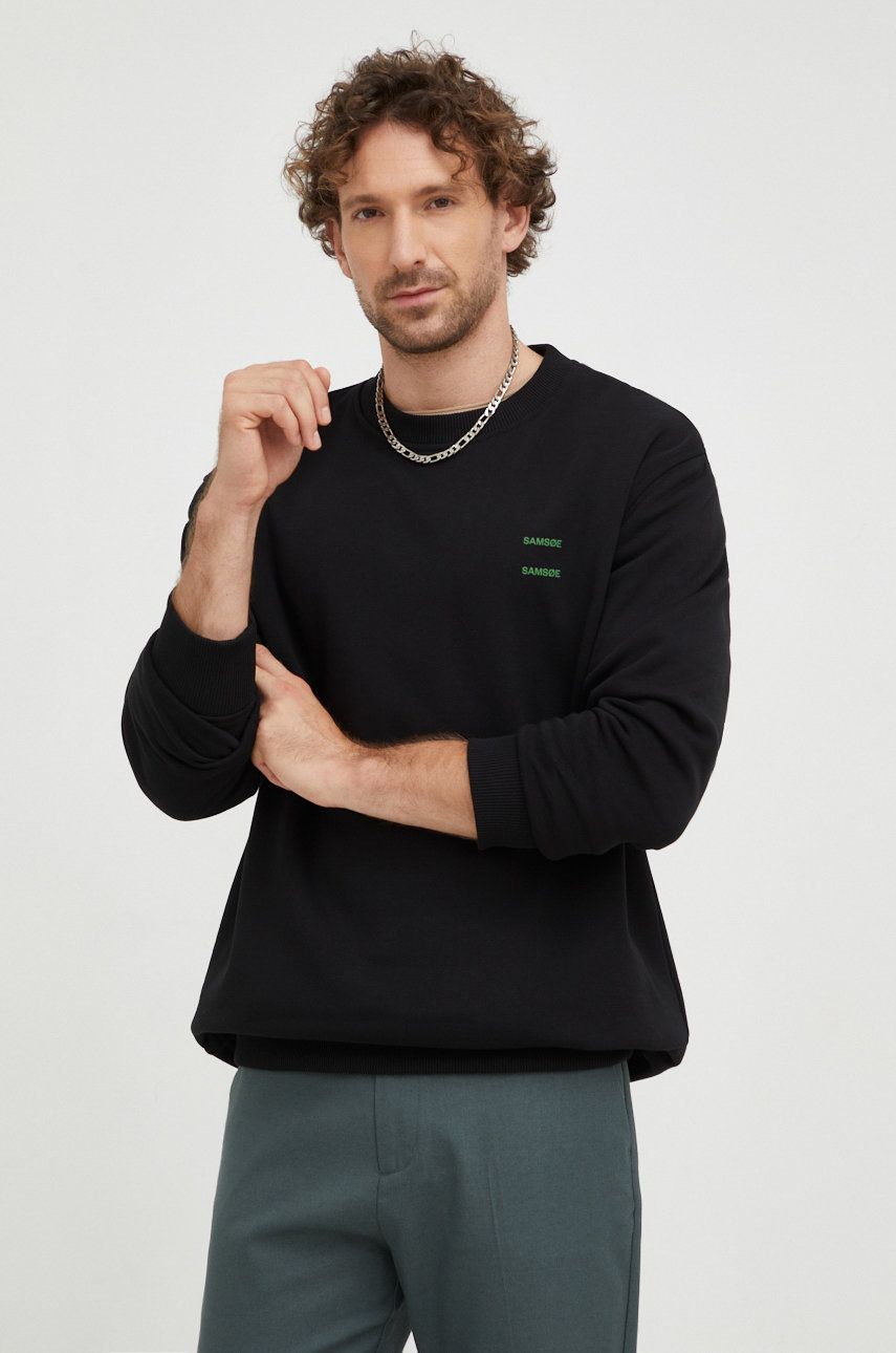 Pulover Samsoe Samsoe Joel Sweatshirt Črna | M22300127, 0