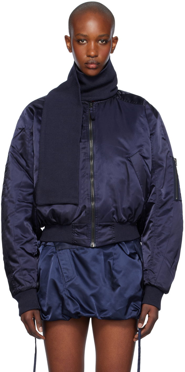Bomber jakna Ottolinger Ottolinger Scarf Bomber Jacket Mornarica | 1090604221