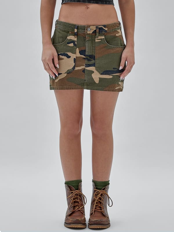 Krila GUESS Camouflage Mini Ripstop Večbarvna | W3BD52WFNP0, 0