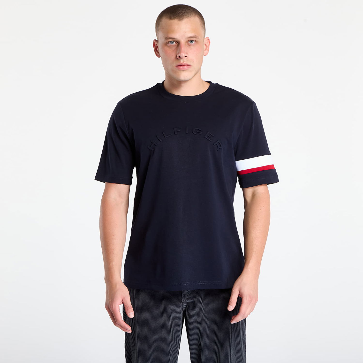 Majica Tommy Hilfiger T-shirt Rwb Insert Tee Desert Sky Mornarica | MW0MW40018-DW5, 0
