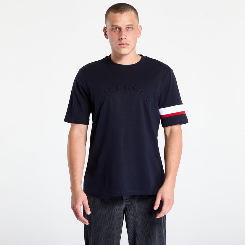 Majica Tommy Hilfiger T-shirt Rwb Insert Tee Desert Sky Mornarica | MW0MW40018-DW5