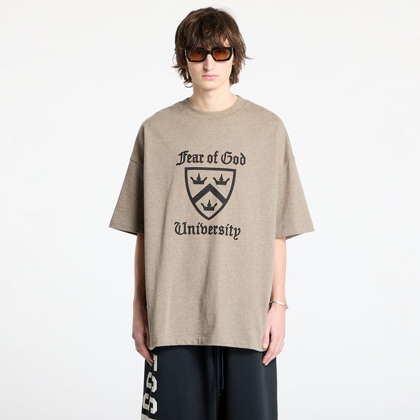 Majica Fear of God Essentials Heavy Crewneck Tee Bež | 125HO242001F-367