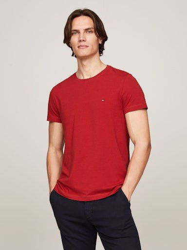 Majica Tommy Hilfiger S/S T-Shirt S Rdeča | MW0MW10800XNN