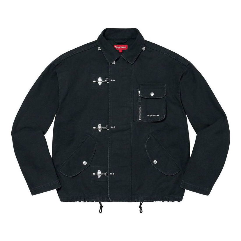 Parka Supreme Canvas Clip Jacket Črna | SUP-SS23-062