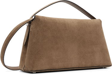 Torbica TOTEME TOTEME T-Lock Suede Top Handle Bag Rjava | 241-WAL961-LE0004, 2