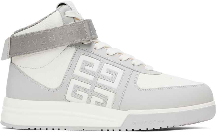 Superge in čevlji Givenchy White & Gray G4 Siva | BH008UH1GM, 0