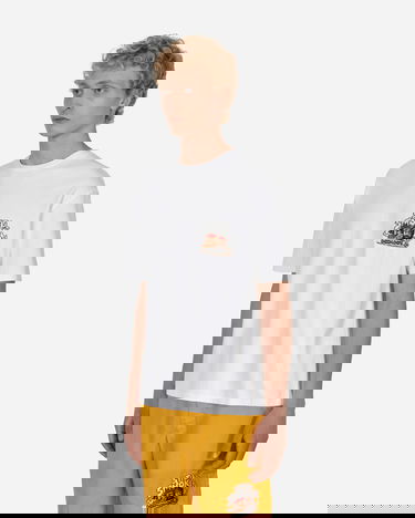 Majica WACKO MARIA Still Smokin' Washed Heavy Weight T-Shirt Bela | CCSS-WM-WT02 WHITE, 4