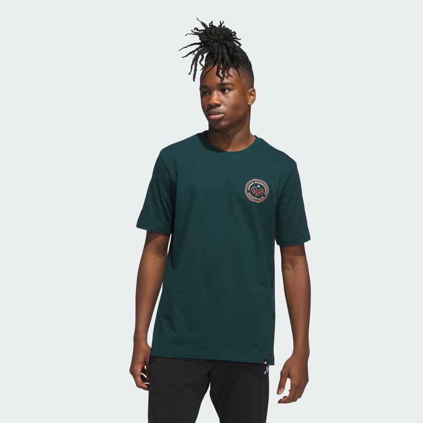 Majica adidas Performance Country Club Scenic Graphic Tee Zelena | JV8447
