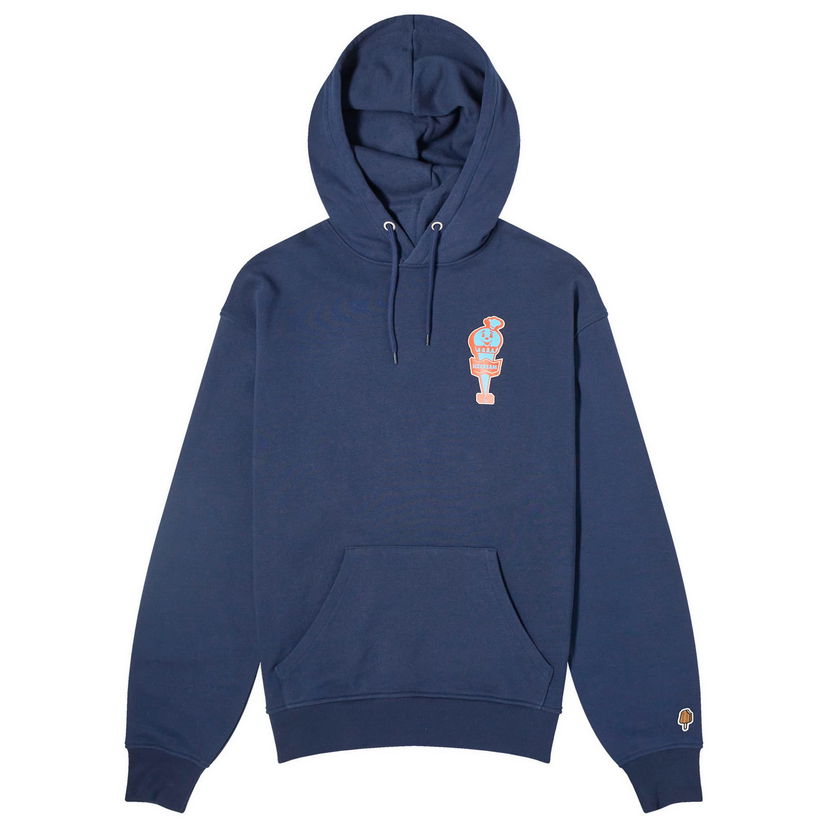 Pulover BBC IceCream ICECREAM We Serve It Best Hoodie, Size Small Mornarica | IC24230-BL