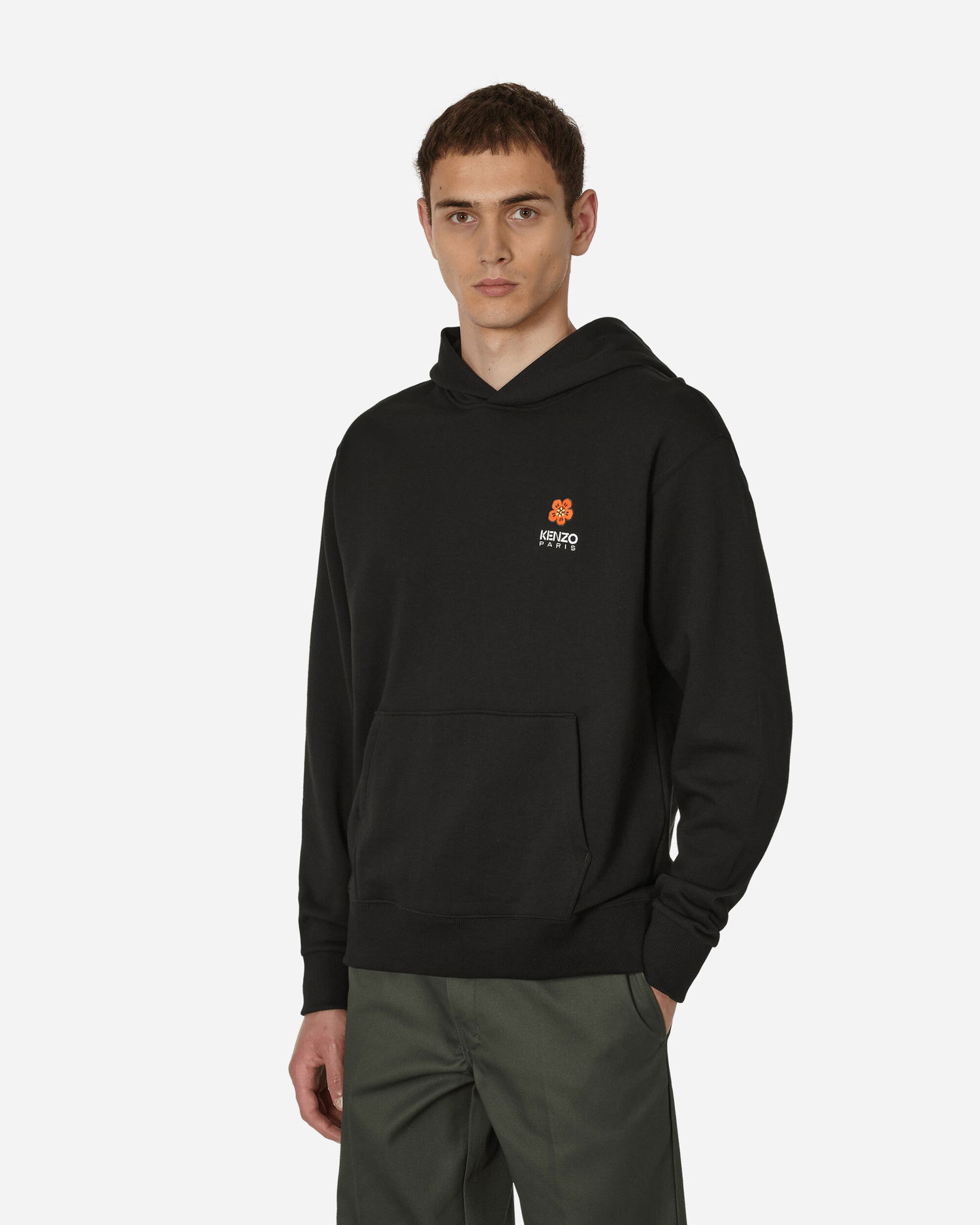 Pulover KENZO Boke Flower Crest Classic Hoody Črna | FD55SW4414MF-99J, 1