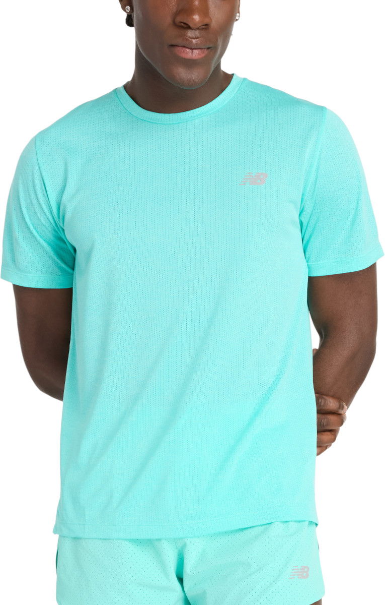 Majica New Balance Athletics T-Shirt Turkizna | mt41253-cyj