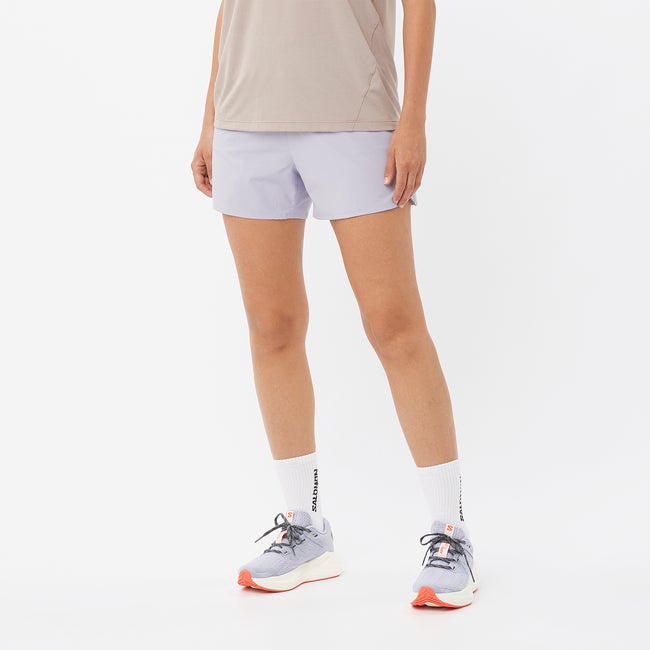 Kratke hlače Salomon Shakeout Core 4" Running Shorts Lila | LC2451600, 0