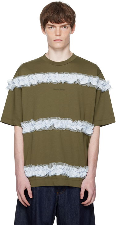 Majica Simone Rocha Simone Rocha Ruffle Frill T-Shirt Zelena | 5362 0553, 0