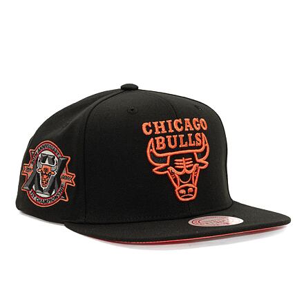 Kapa Mitchell & Ness NBA Core Vi Snapback Chicago Bulls Black Črna | HHSS6749-CBUYYPPPBLCK, 0