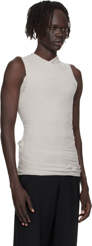 Majica brez rokavov Rick Owens Rick Owens Concordians Hollywood Banana Tank Top Črna | RU02E1159 JR, 4