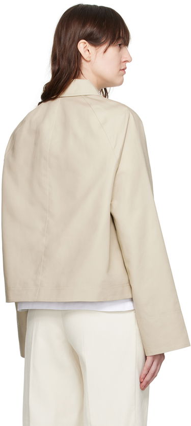Jakna TOTEME TOTEME Cropped Flap Pocket Jacket Bež | 243-WRO0129-FB0198, 2