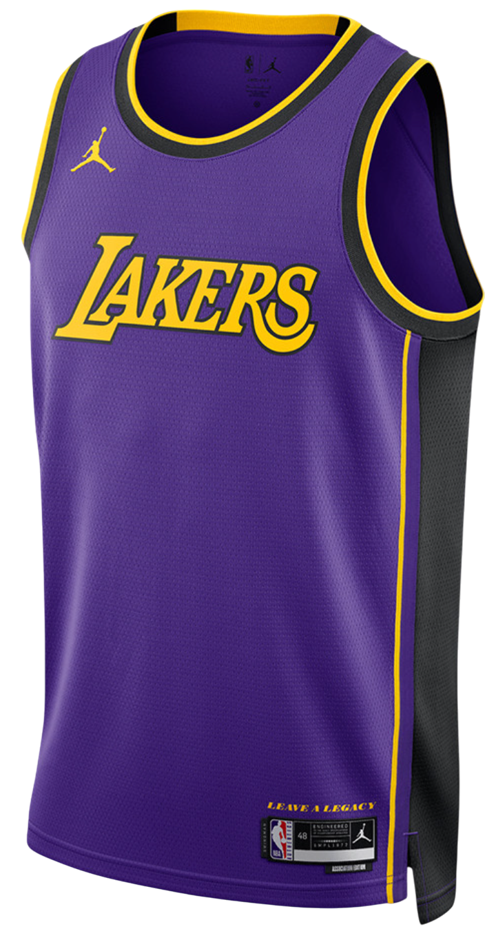 Dres Jordan Jordan LA Lakers Dri-Fit STM B22 Jersey Lila | do9563-504