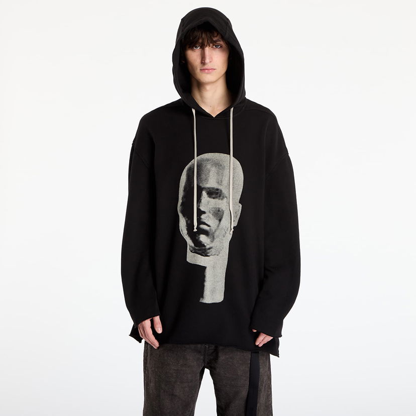 Pulover Rick Owens Rick Owens DRKSHDW Peter Graphic Hoodie Črna | DU02E7280 FEP1P 0908