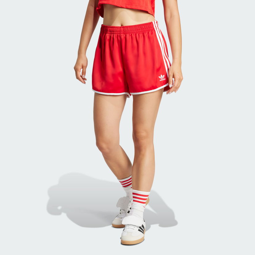 Kratke hlače adidas Performance Adicolor 3-Stripes Sprinter Shorts Rdeča | JD3120