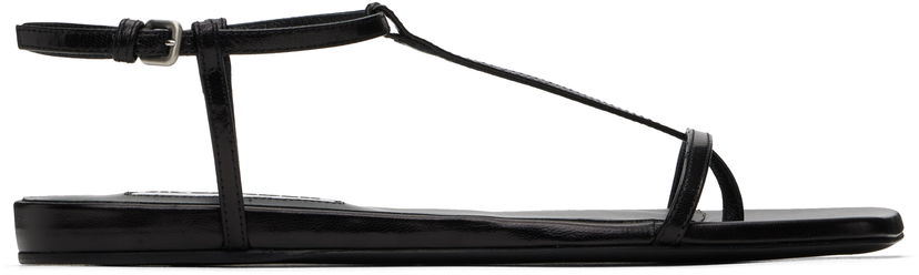 Superge in čevlji Jil Sander Jil Sander Square Toe Sandals Črna | J15WP0169_P8389