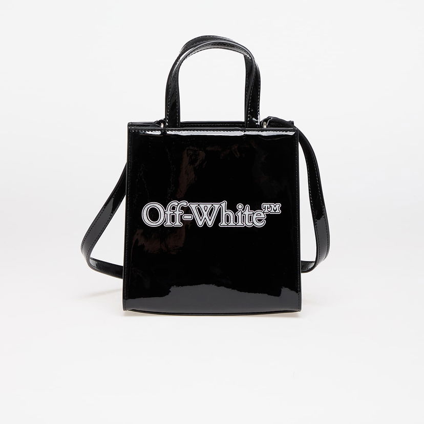 Tote bag Off-White Off-White Big Bookish Mini Bag Črna | OGNA002F24FAB0011083