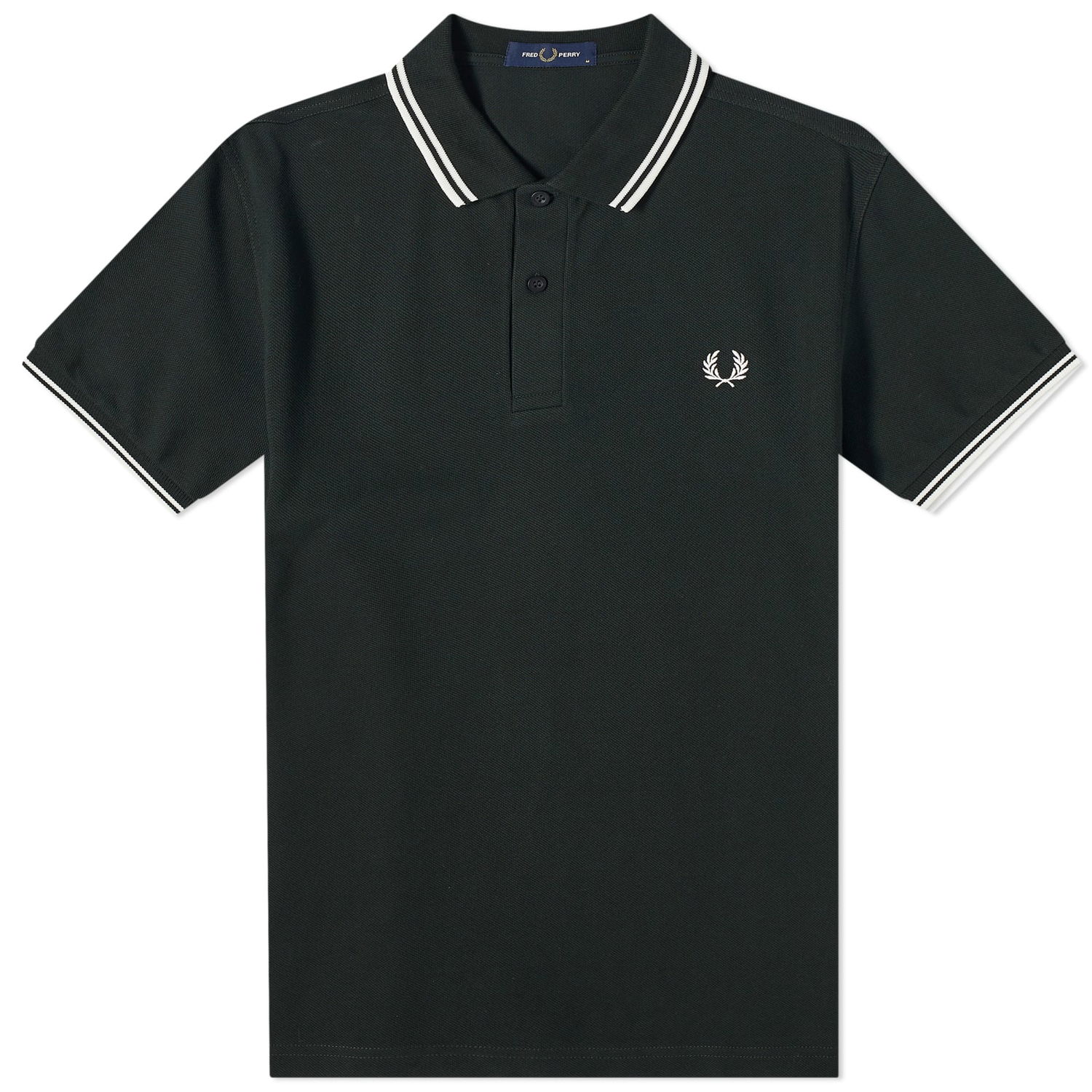 Polo majica Fred Perry Twin Tipped Polo Tee Zelena | M3600-T50, 0