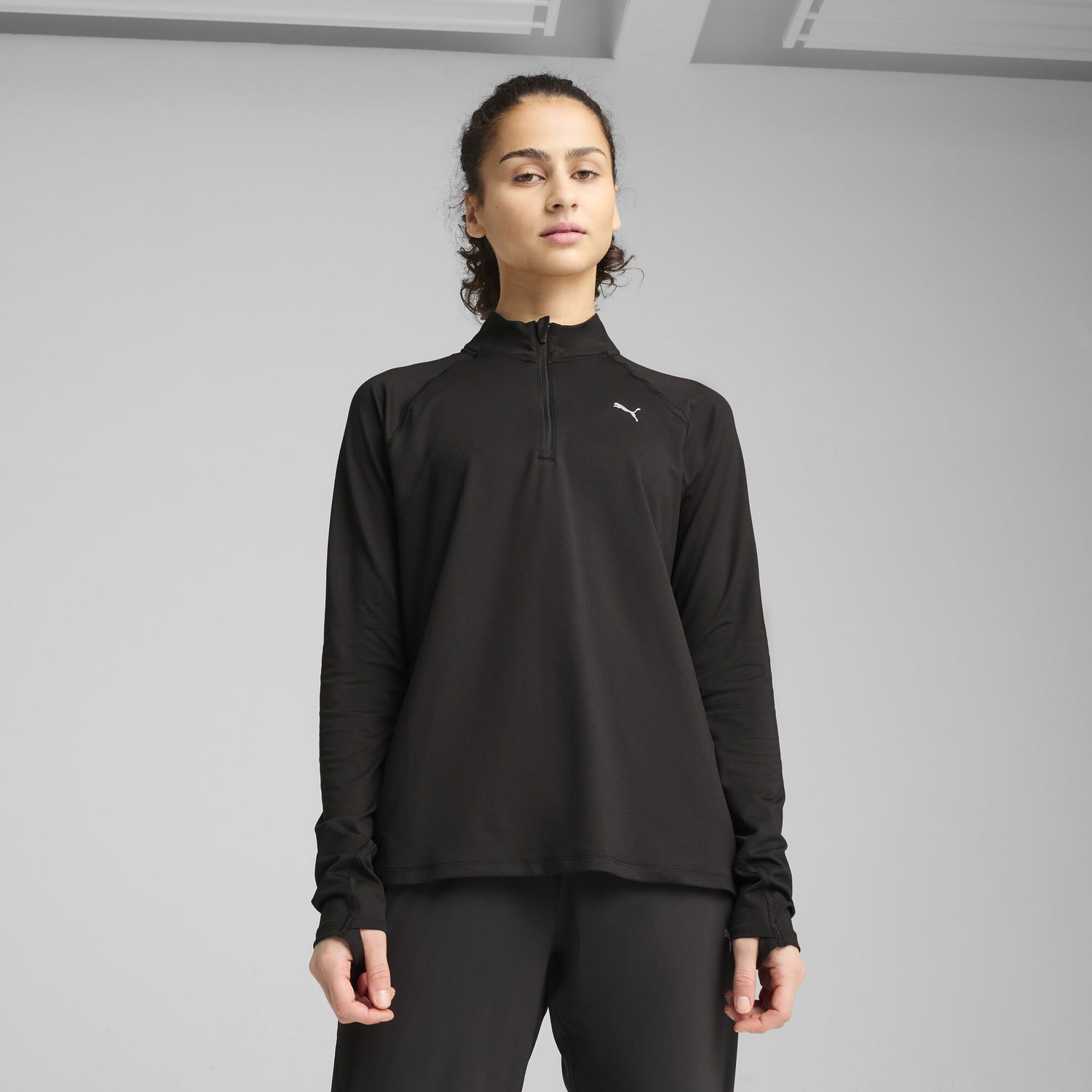 Pulover Puma Run Velocity Cloudspun Quarter-Zip Top Črna | 526650_01, 0