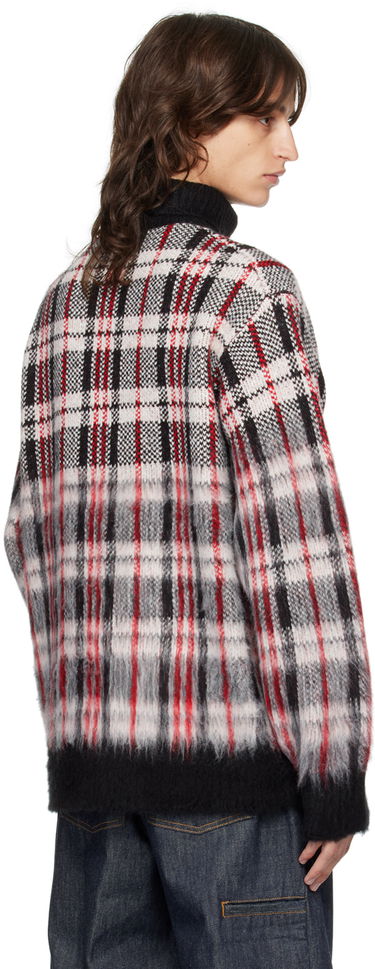 Pleteni pulover Helmut Lang Helmut Lang Brushed Plaid Turtleneck Sweater Večbarvna | O06HW798, 2