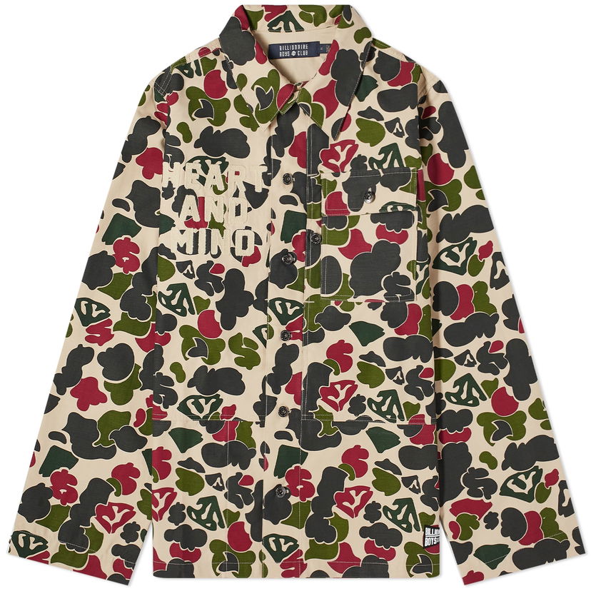 Jakna BILLIONAIRE BOYS CLUB Duck Camo Overshirt Zelena | B23423-MLT