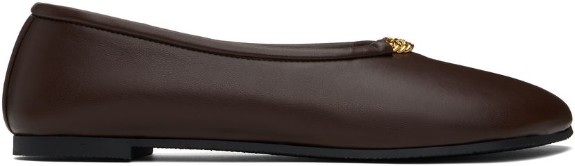 Superge in čevlji Stella McCartney Ryder Ballerina Flats Rjava | 810515W1IL0