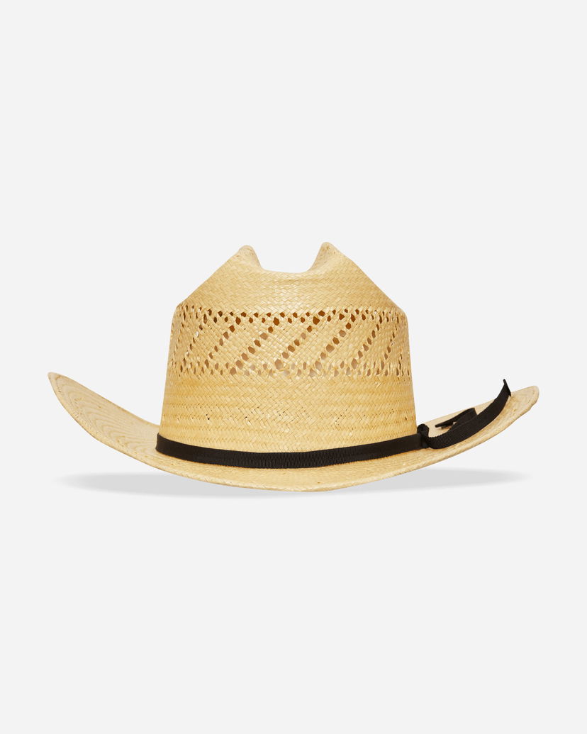 Klobuk WACKO MARIA Straw Cowboy Hat Bež | 25SS-WMA-HA01 NATURE