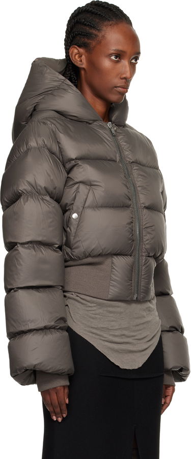 Puhovka Rick Owens Concordians Hooded Down Jacket Siva | RP02E4775 NPD3, 1