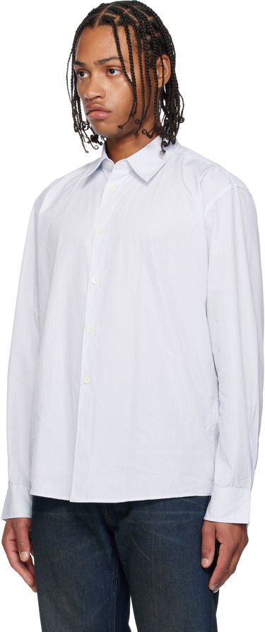 Srajce OUR LEGACY Beyond Striped Button-Up Shirt Bela | M4252BD, 3