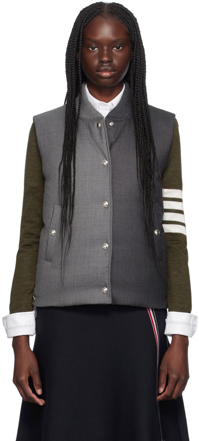 Telovnik Thom Browne Down Vest Siva | FVD020Y-00626, 0
