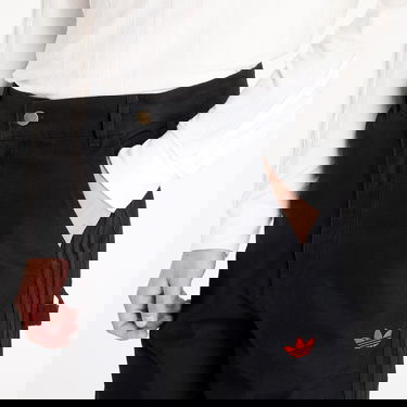 Cargo hlače adidas Originals 100 THIEVES x Wide Leg Pants Črna | JN6929, 2