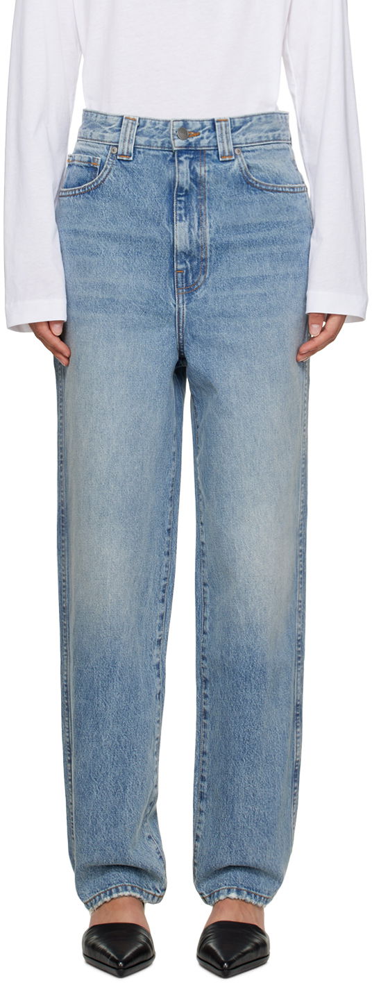 Kavbojke Khaite Blue 'The Martin' Jeans Modra | 1111918043