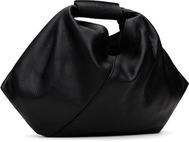 Torbica Maison Margiela MM6 Maison Margiela Triangle Leather Tote Črna | SB5WD0029 P7255, 4