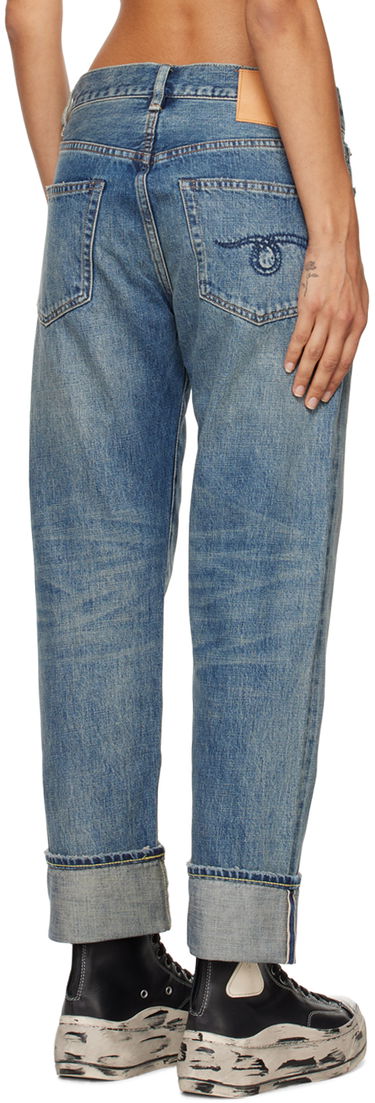 Kavbojke R13 R13 Boyfriend Jeans Modra | R13W5083-D250C, 2