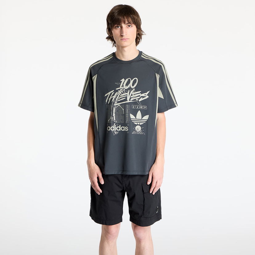 Majica adidas Originals 100 Thieves T-Shirt Siva | JM3259