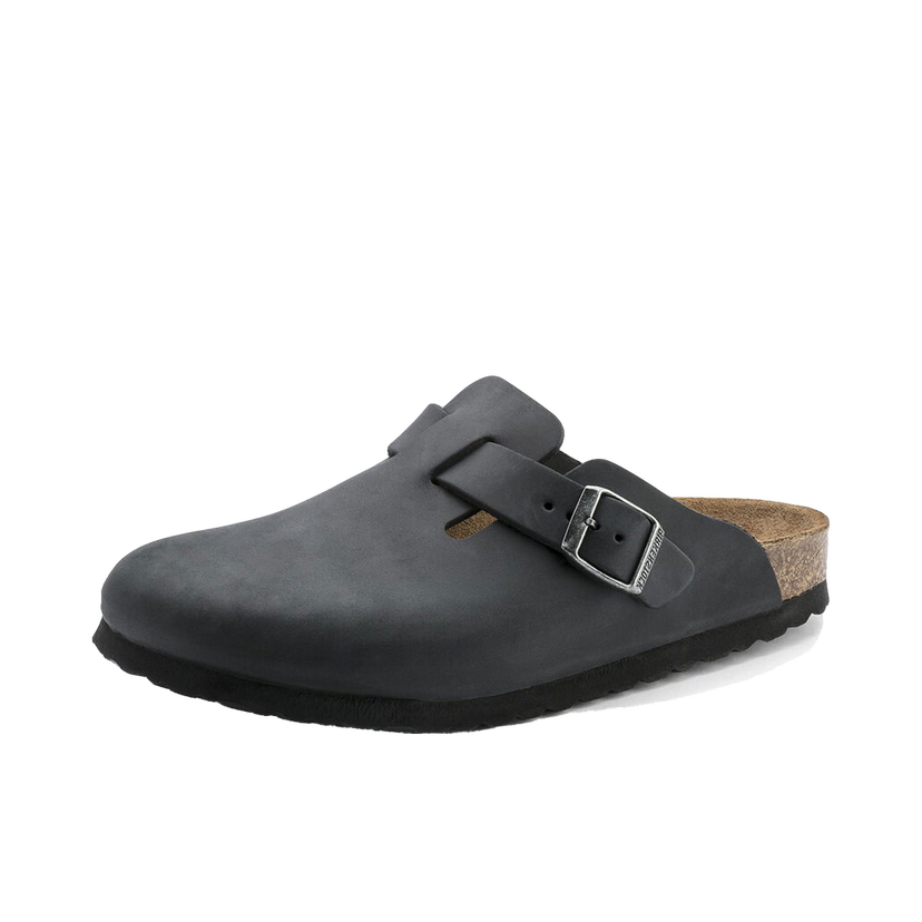 Superge in čevlji Birkenstock Boston Oiled Leather Črna | 59463