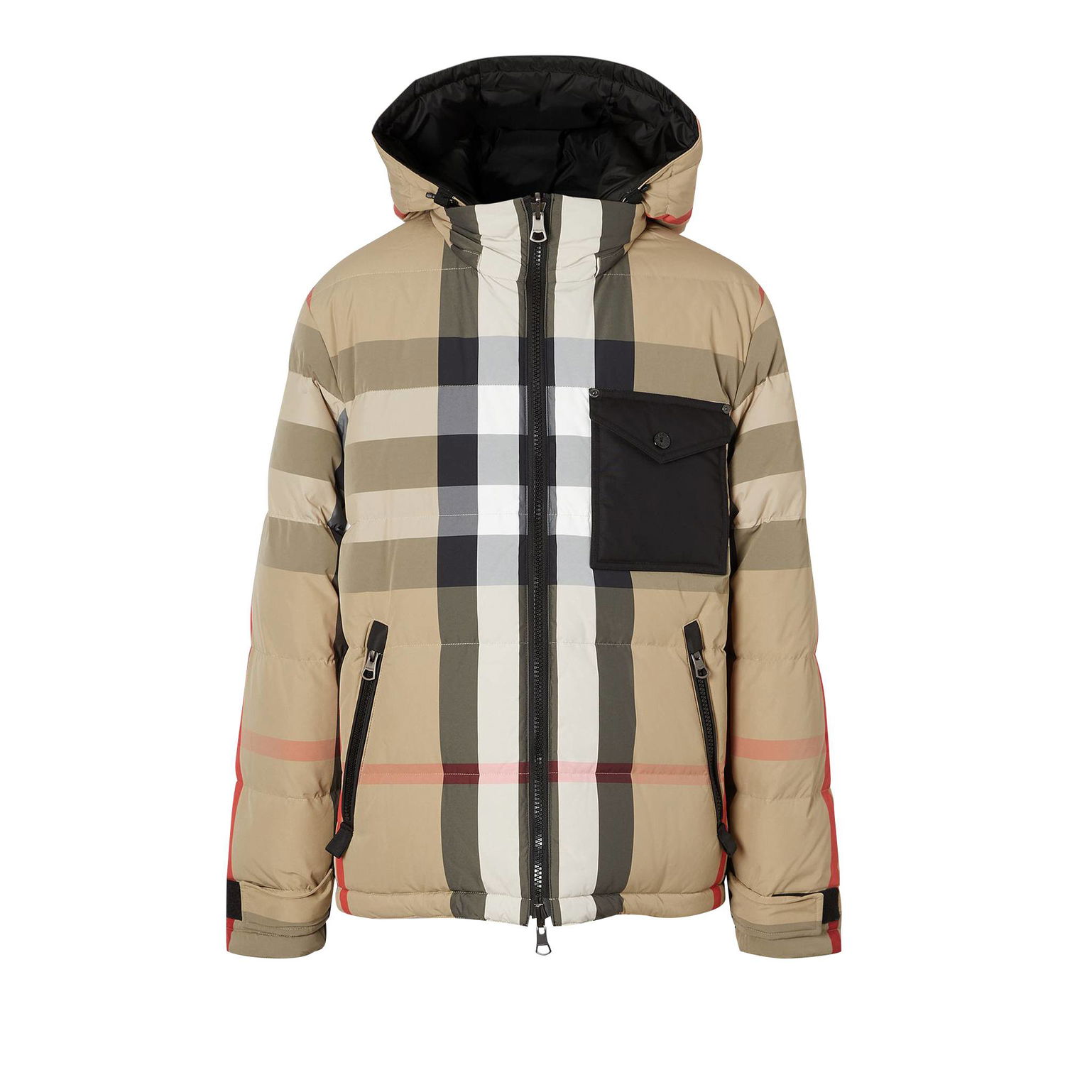 Puhovka Burberry Reversible Check Puffer Jacket Bež | 8033115, 1