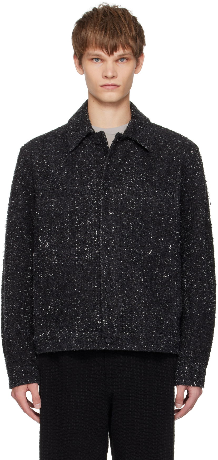 Jakna Craig Green Craig Green Towel Denim Jacket Črna | CGAW25CWOJKT74