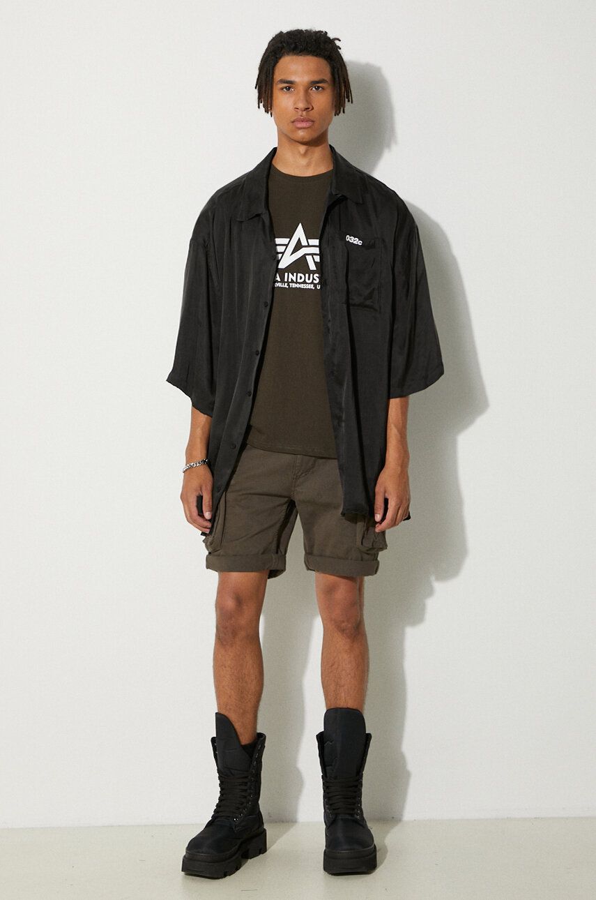 Majica Alpha Industries Basic T-Shirt With Print Rjava | 100501.413, 1