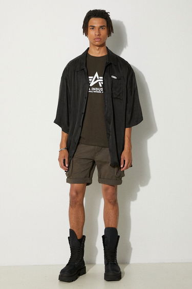 Majica Alpha Industries Basic T-Shirt With Print Rjava | 100501.413, 1