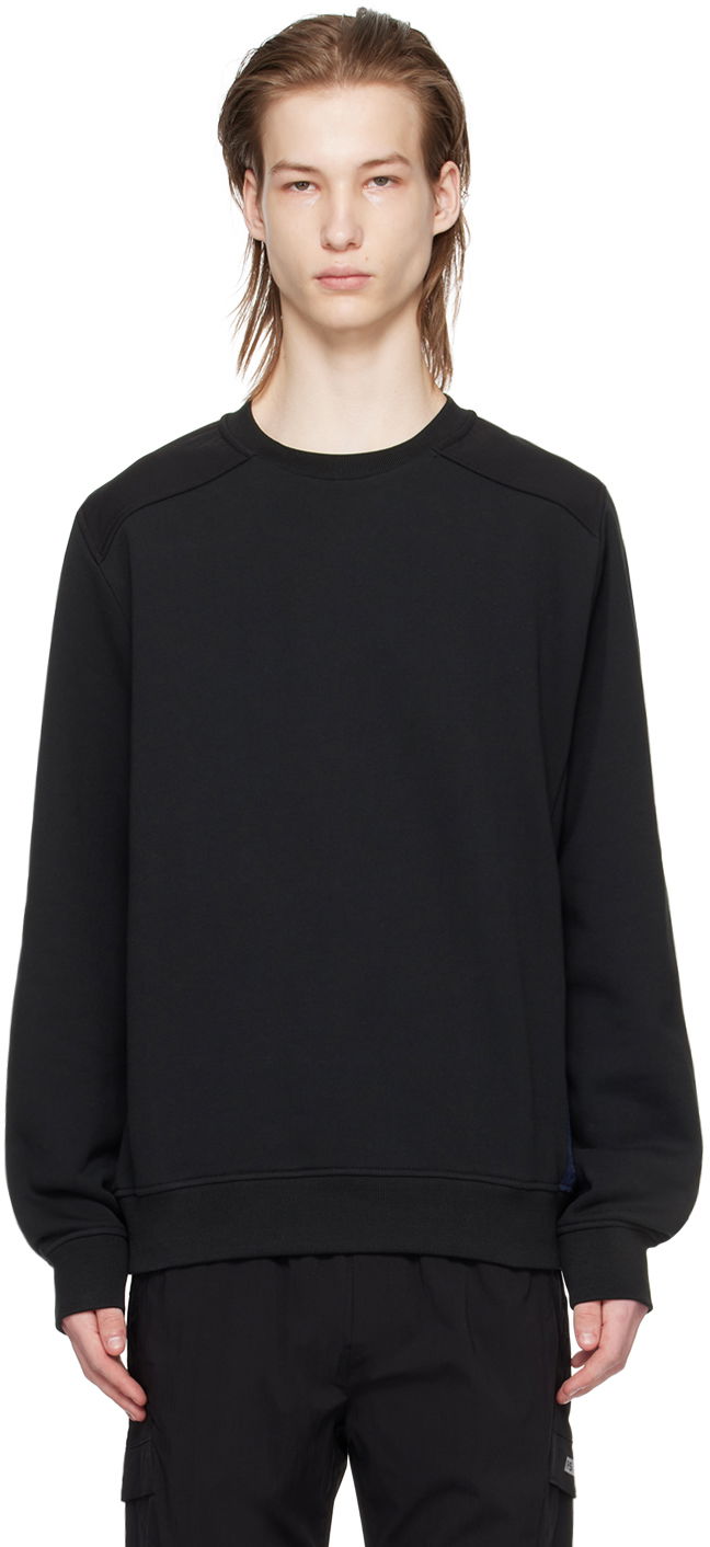 Pleteni pulover Paul Smith PS Paul Smith Paneled Sweatshirt Črna | M2R-677Y-M21169-79