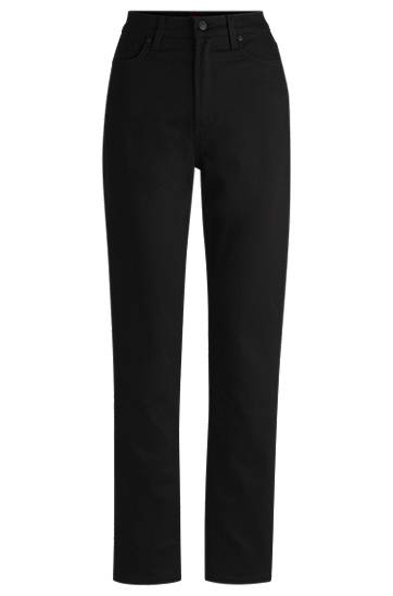 Kavbojke BOSS Slim-Fit Stretch Denim Jeans Črna | 50527828